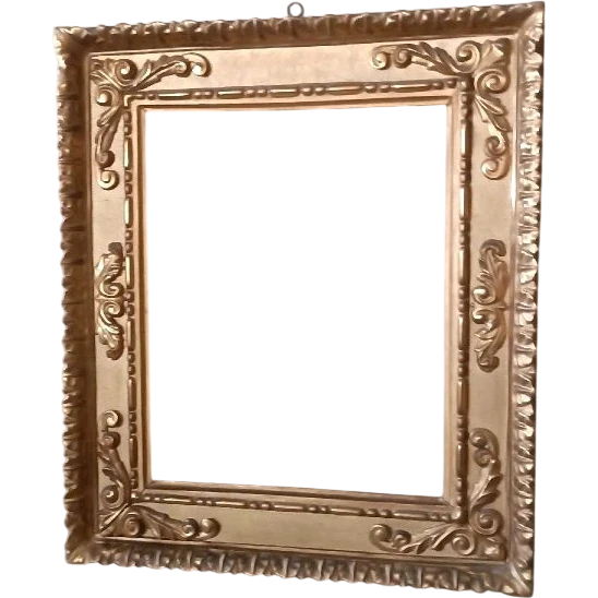 Antique gilded wooden frame