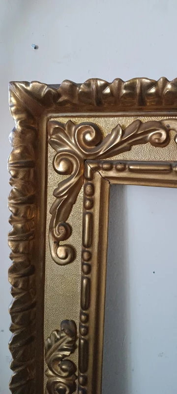 Antique gilded wooden frame