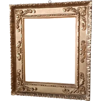 Antique gilded wooden frame
