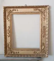 Antique gilded wooden frame