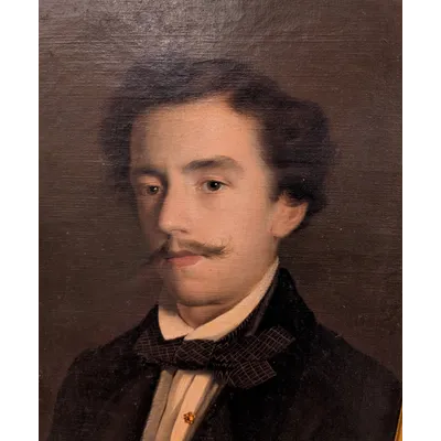 Raffaele Giannetti (1858-1941) – Ritratto maschile, 1916 – Olio su tela