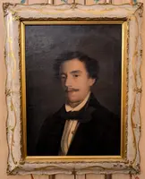 Raffaele Giannetti (1858-1941) – Ritratto maschile, 1916 – Olio su tela