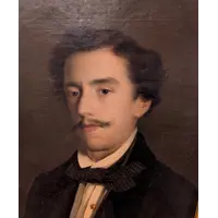 Raffaele Giannetti (1858-1941) – Ritratto maschile, 1916 – Olio su tela