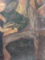17TH-CENTURY PAINTING ON CANVAS: THE EDUCATION OF THE VIRGIN