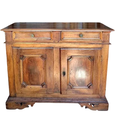 Credenza a due porte in noce piemonte XVIII secolo