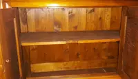 Four-door sideboard with marble