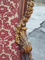 Large, carved Baroque ceremonial throne from the 19th century