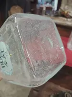Tre Vasi farmacia antichi n vetro soffiato Dipinti Primi '900 Murano. H.35 CM