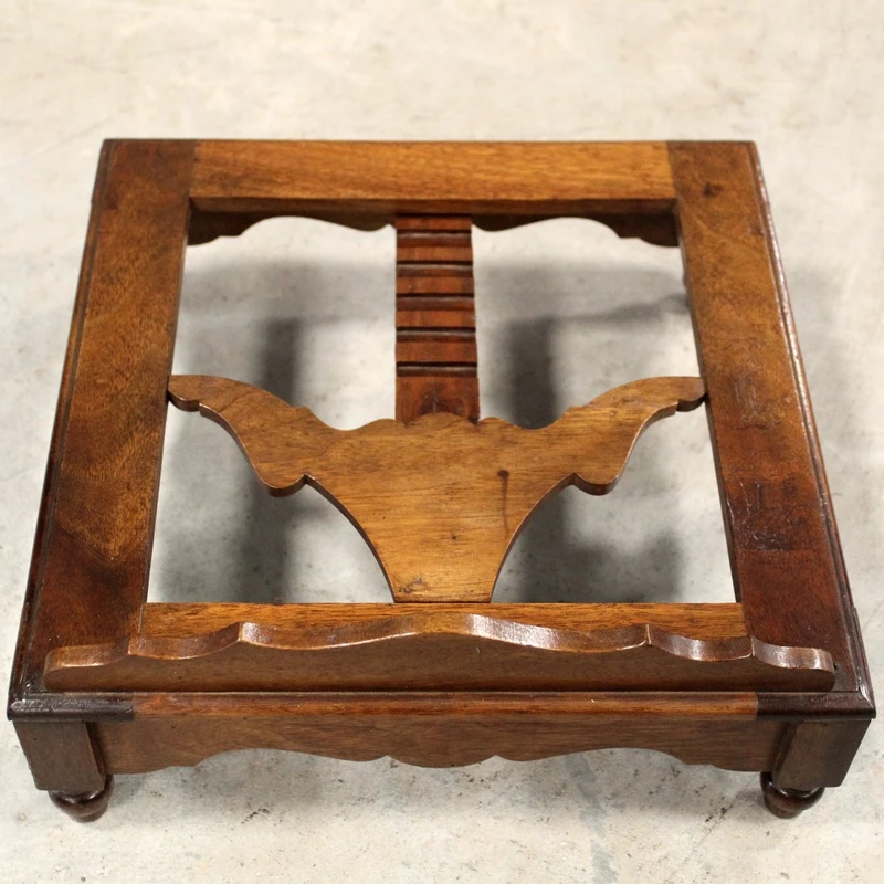 Antique walnut tabletop music stand, 19th century, Italy 
