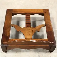 Antique walnut tabletop music stand, 19th century, Italy 