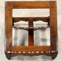 Antique walnut tabletop music stand, 19th century, Italy 