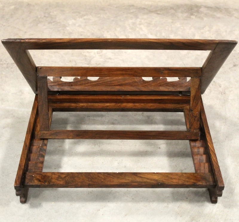 Ancien pupitre de table en noyer, XIXe siècle