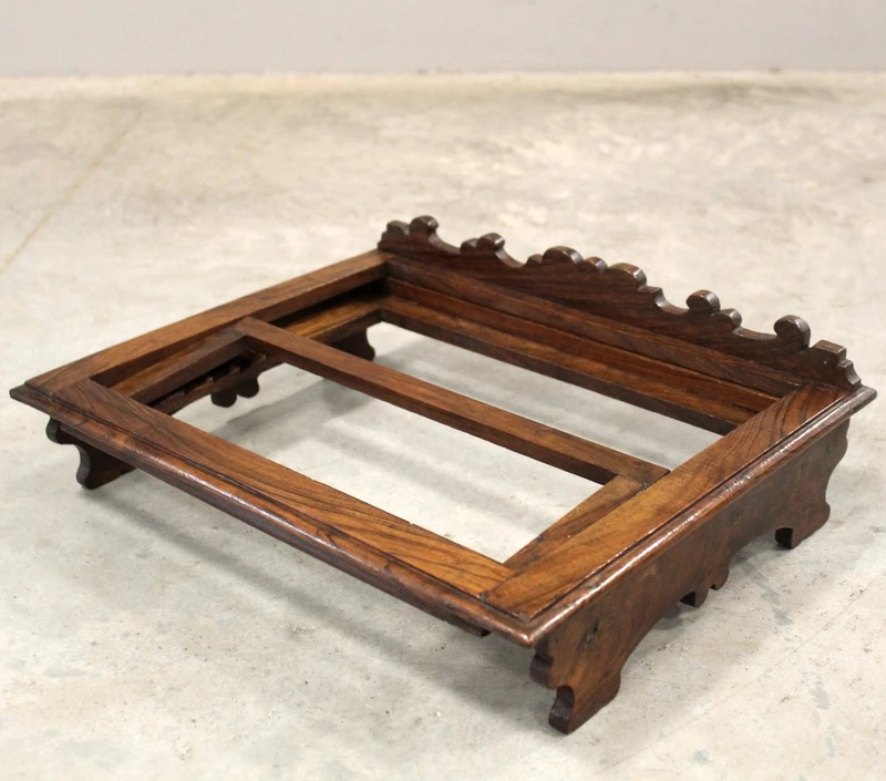 Ancien pupitre de table en noyer, XIXe siècle