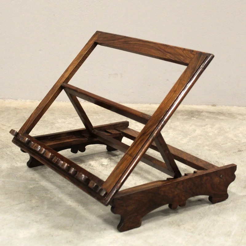 Ancien pupitre de table en noyer, XIXe siècle