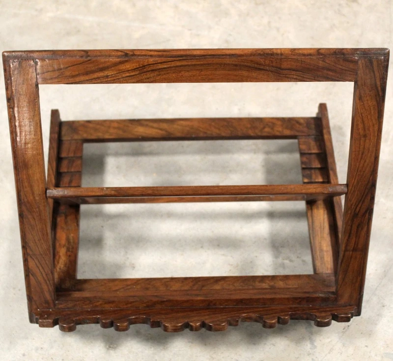 Ancien pupitre de table en noyer, XIXe siècle
