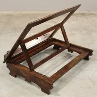 Ancien pupitre de table en noyer, XIXe siècle