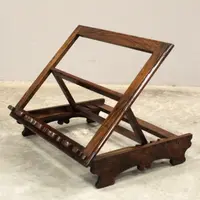 Ancien pupitre de table en noyer, XIXe siècle