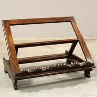 Ancien pupitre de table en noyer, XIXe siècle