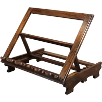 Ancien pupitre de table en noyer, XIXe siècle
