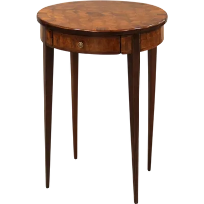 Antique Napoleon III inlaid coffee table, 19th century