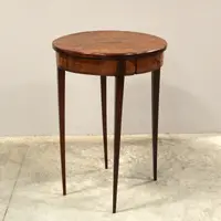 Antique Napoleon III inlaid coffee table, 19th century
