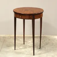 Antique Napoleon III inlaid coffee table, 19th century