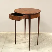 Antique Napoleon III inlaid coffee table, 19th century