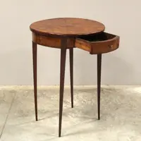Antique Napoleon III inlaid coffee table, 19th century