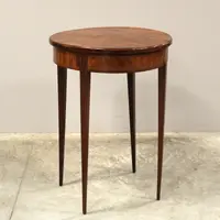 Antique Napoleon III inlaid coffee table, 19th century