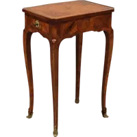 Antique Napoleon III inlaid coffee table, 19th century