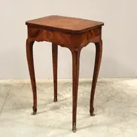 Antique Napoleon III inlaid coffee table, 19th century
