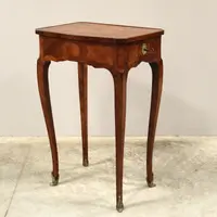 Antique Napoleon III inlaid coffee table, 19th century