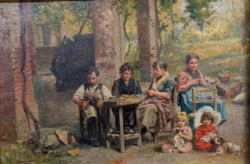 Augusto Majani "La casa del ciabattino"