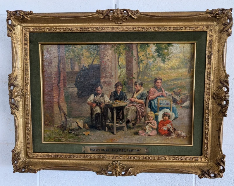 Augusto Majani "La casa del ciabattino"