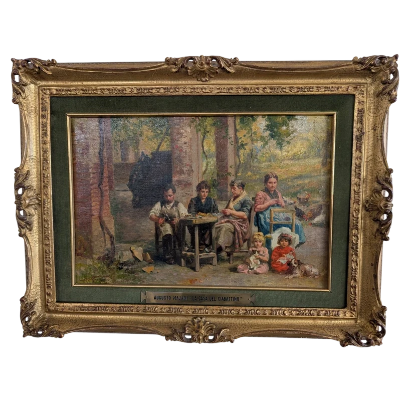 Augusto Majani "La casa del ciabattino"