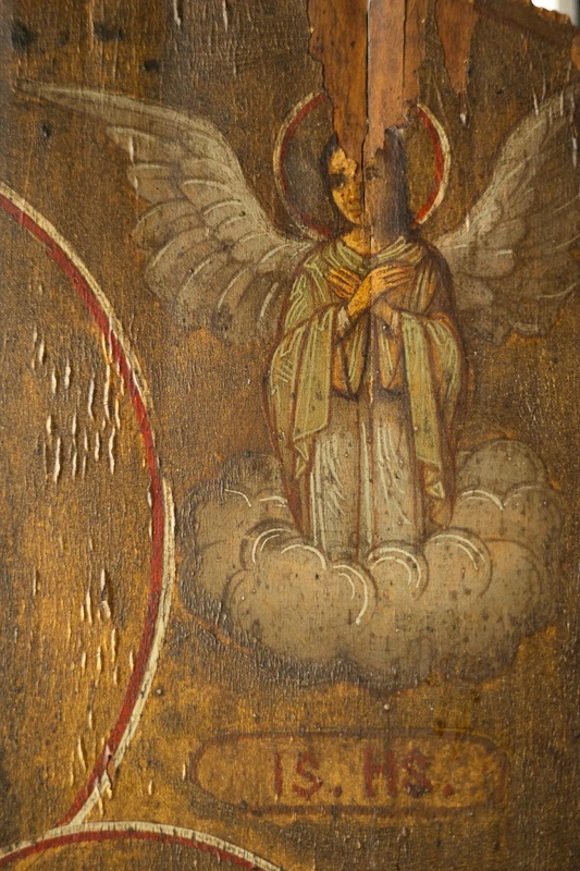 Huile sur panneau, Vierge de Kazan avec l'Enfant Sauveur du Monde - Veneto Cretese, XVIIe siècle