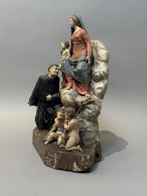 Groupe sculptural en terre cuite d'Angelo Piò (1690-1769) - XVIIIe siècle