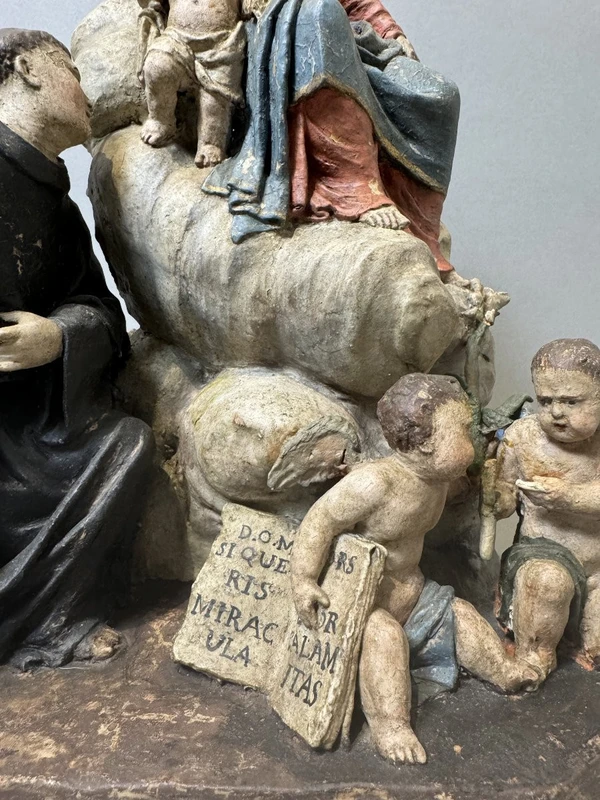 Groupe sculptural en terre cuite d'Angelo Piò (1690-1769) - XVIIIe siècle
