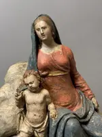 Groupe sculptural en terre cuite d'Angelo Piò (1690-1769) - XVIIIe siècle