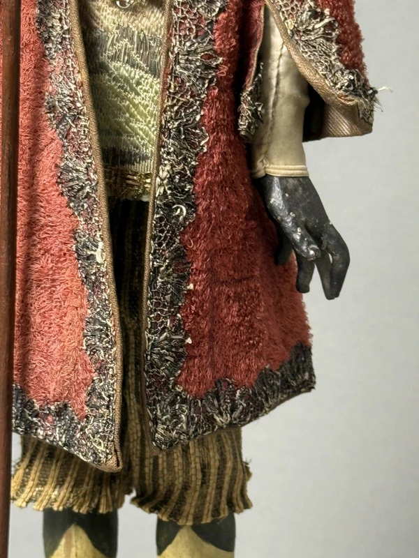 Rare mannequin en bois représentant un majordome noir – XVIIIe siècle – Venise