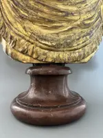 Wooden bust of the Roman Emperor Marcus Aurelius—second half of the 17th century