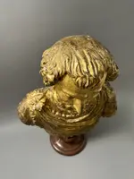 Wooden bust of the Roman Emperor Marcus Aurelius—second half of the 17th century