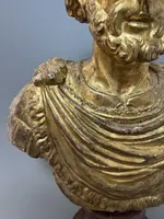 Wooden bust of the Roman Emperor Marcus Aurelius—second half of the 17th century