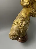 Wooden bust of the Roman Emperor Marcus Aurelius—second half of the 17th century