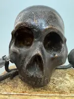 Vanitas sur socle en bois doré du XVIIe siècle - Italie
