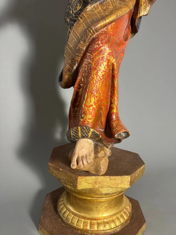 Sculpture représentant le Christ - Giacomo Bertesi  - seconde moitié du XVIIe siècle.