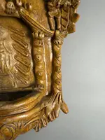 Rara acquasantiera ispano-moresca in terracotta - periodo XVIII secolo