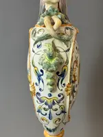 Anfora in ceramica maiolicata - seconda metà del XIX secolo