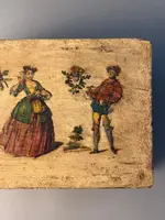 Box in plain lacquer—18th century
