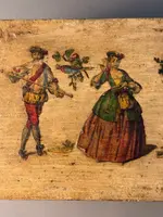 Box in plain lacquer—18th century